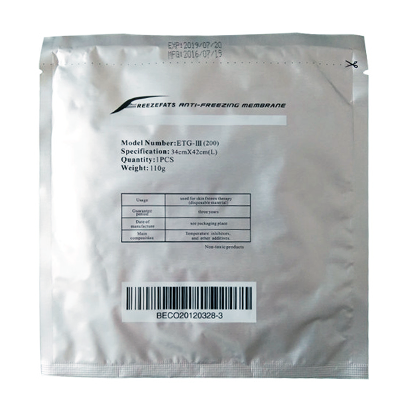 NIET OP VOORRAAD Cryolipolyse Membranen 28x28cm