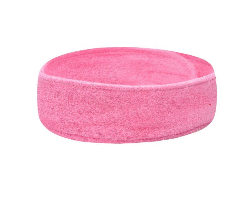 Haarband/Bandeau wit/roze