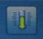 Temperatuur alarm icoon